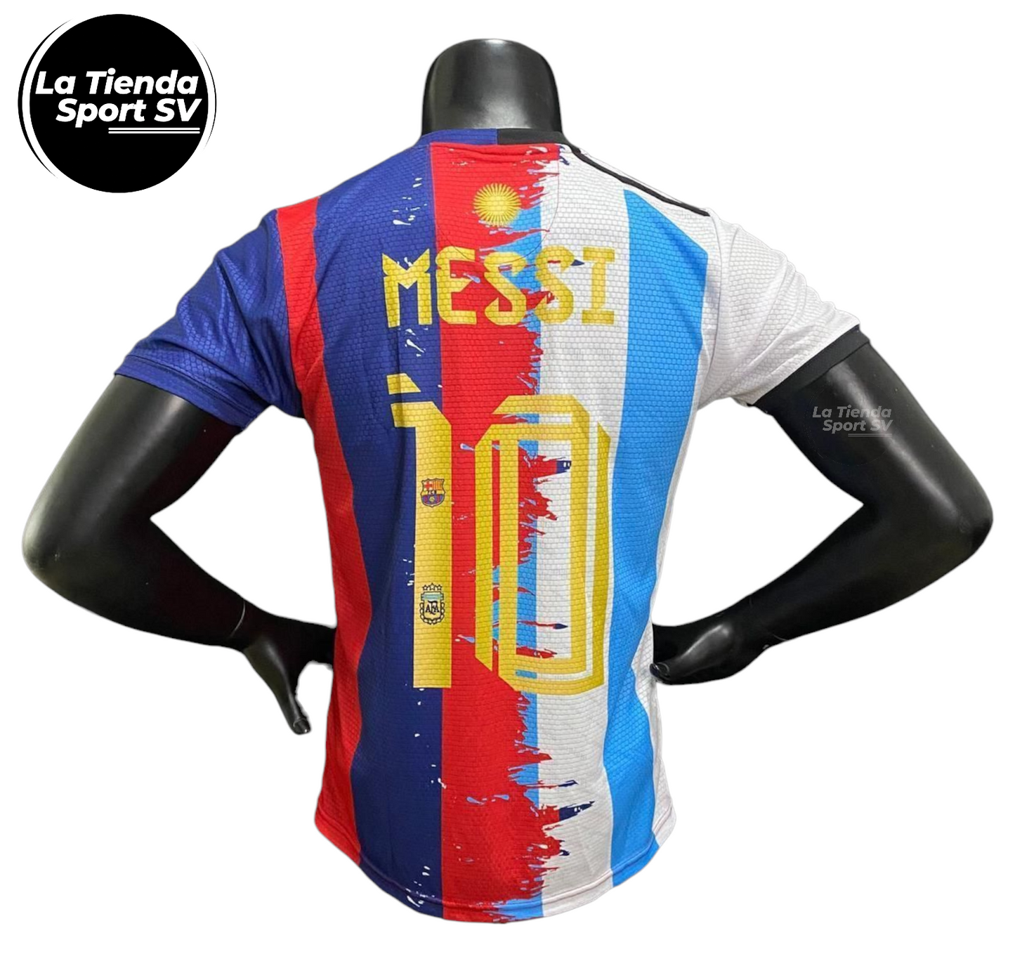 Camiseta Especial Messi FCB-ARG
