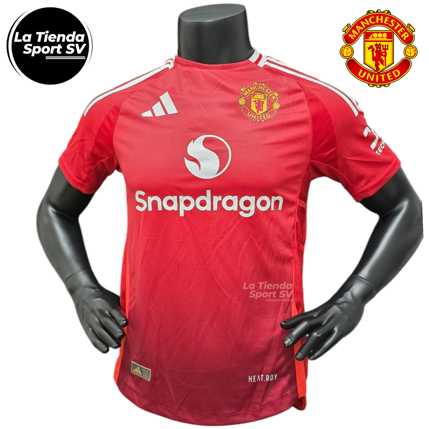 Camiseta Versión Jugador Manchester United Local