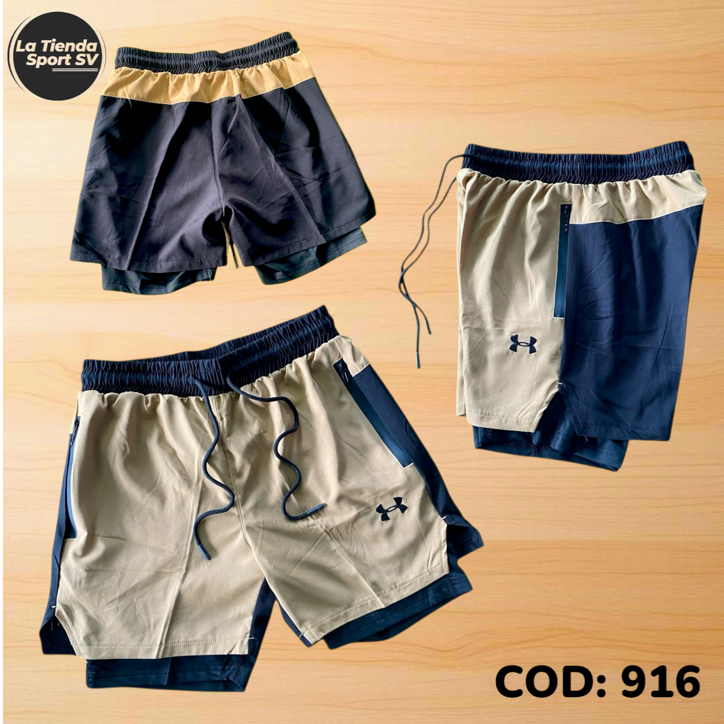 Calzoneta con licra  importada Under Armor