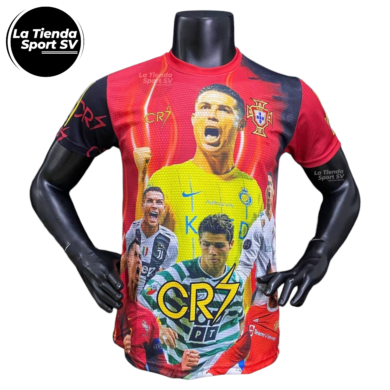Camiseta Especial Ronaldo CR7 Clubes Red